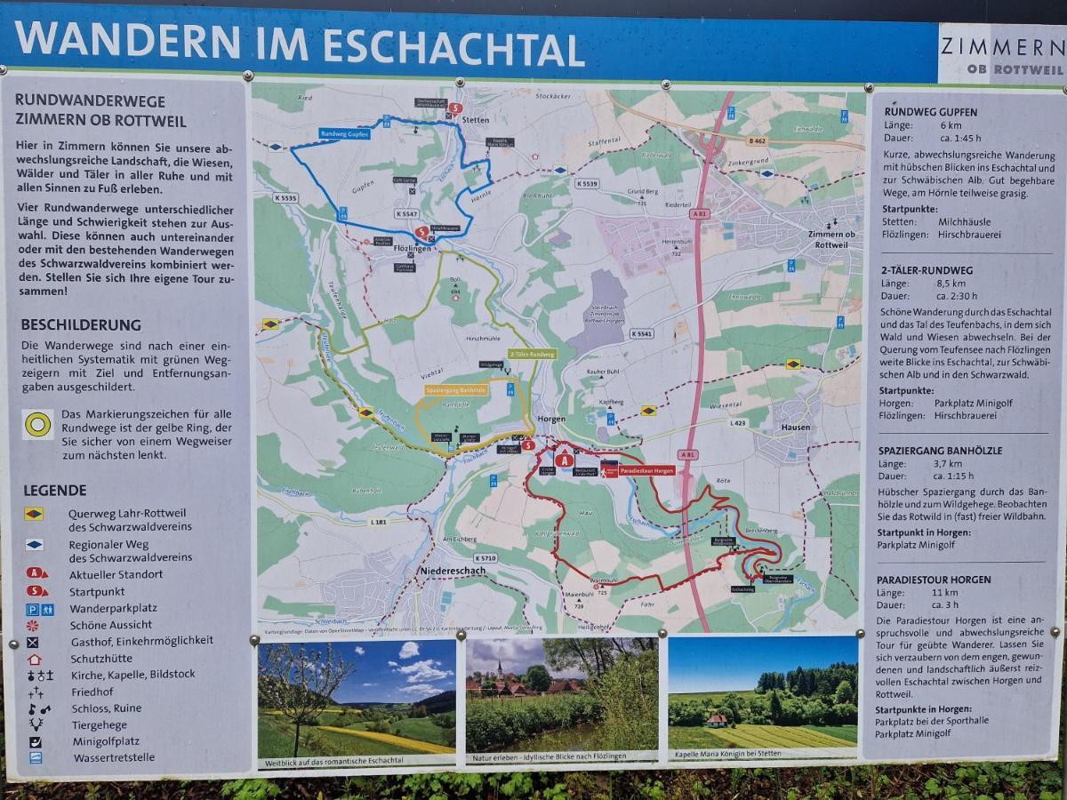 Ferienglueck Im Schwarzwald Lejlighed Zimmern ob Rottweil Eksteriør billede